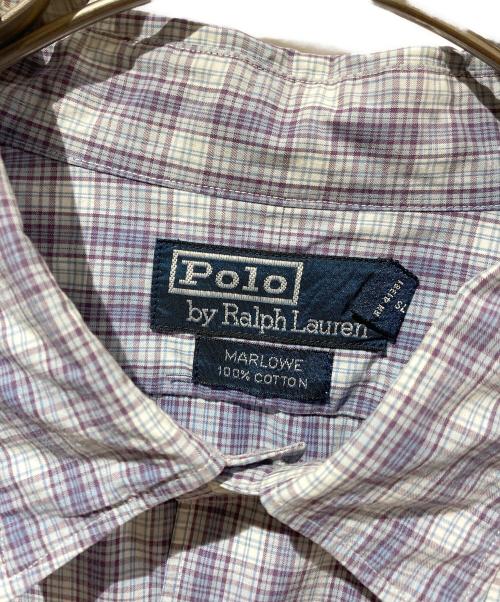 POLO RALPH LAUREN（ポロ・ラルフローレン）POLO RALPH LAUREN (ポロ・ラルフローレン) チェックシャツ ブルー サイズ:XLの古着・服飾アイテム