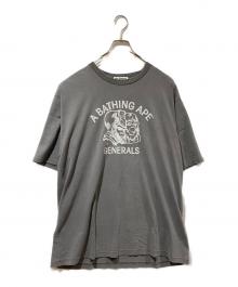 A BATHING APE（アベイシングエイプ）の古着「プリントTシャツ」｜グレー