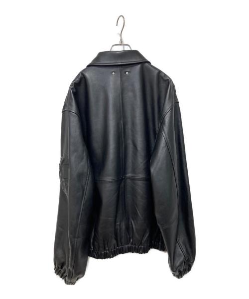 ssstein（シュタイン）ssstein (シュタイン) SHEEP LEATHER FLIGHT JACKET ブラック サイズ:Sの古着・服飾アイテム