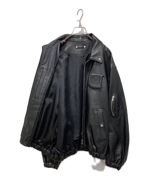 ssstein（シュタイン）ssstein (シュタイン) SHEEP LEATHER FLIGHT JACKET ブラック サイズ:Sの古着・服飾アイテム