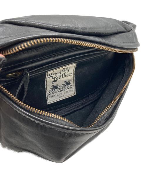 Langlitz Leathers（ラングリッツレザー）Langlitz Leathers (ラングリッツレザー) ボディーバッグ ブラック サイズ:不明の古着・服飾アイテム