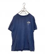 stussyステューシー）の古着「OLD SKOOL FLAVOR T-SHIRTS」｜ネイビー
