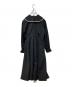 foufou (フーフー) big lace collar jacquard dress ブラック：20000円
