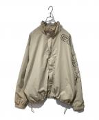 SUPREMEシュプリーム）の古着「SPELLOUT EMBROIDERED TRACK JACKET」｜ベージュ