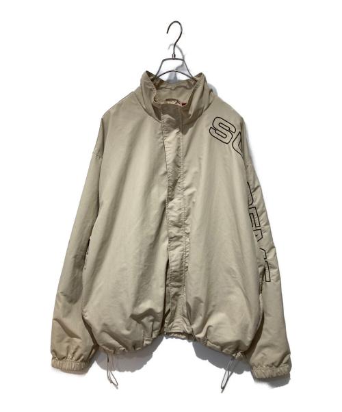 SUPREME（シュプリーム）SUPREME (シュプリーム) SPELLOUT EMBROIDERED TRACK JACKET ベージュ サイズ:XXLの古着・服飾アイテム