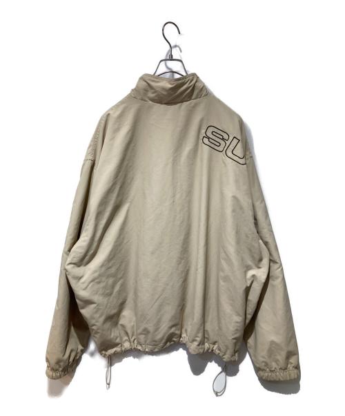 SUPREME（シュプリーム）SUPREME (シュプリーム) SPELLOUT EMBROIDERED TRACK JACKET ベージュ サイズ:XXLの古着・服飾アイテム