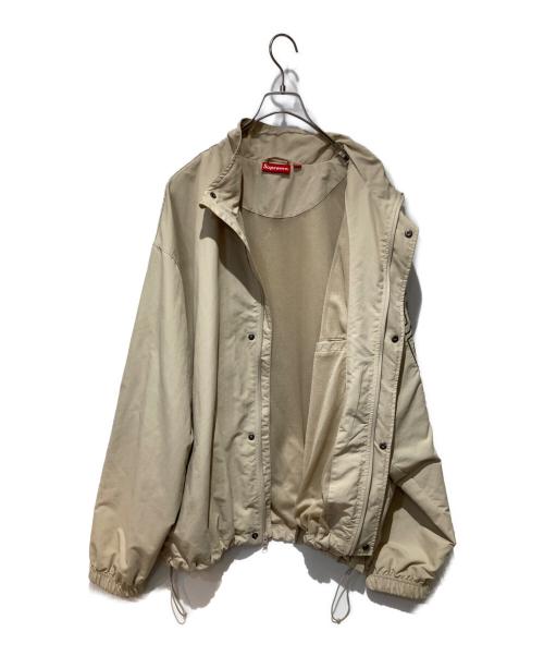 SUPREME（シュプリーム）SUPREME (シュプリーム) SPELLOUT EMBROIDERED TRACK JACKET ベージュ サイズ:XXLの古着・服飾アイテム