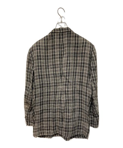 COMME des GARCONS HOMME（コムデギャルソン オム）COMME des GARCONS HOMME (コムデギャルソン オム) リネンテーラードジャケット グレー サイズ:Mの古着・服飾アイテム