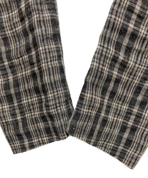COMME des GARCONS HOMME（コムデギャルソン オム）COMME des GARCONS HOMME (コムデギャルソン オム) リネンテーラードジャケット グレー サイズ:Mの古着・服飾アイテム
