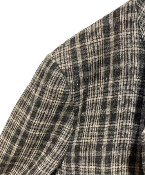 COMME des GARCONS HOMME（コムデギャルソン オム）COMME des GARCONS HOMME (コムデギャルソン オム) リネンテーラードジャケット グレー サイズ:Mの古着・服飾アイテム
