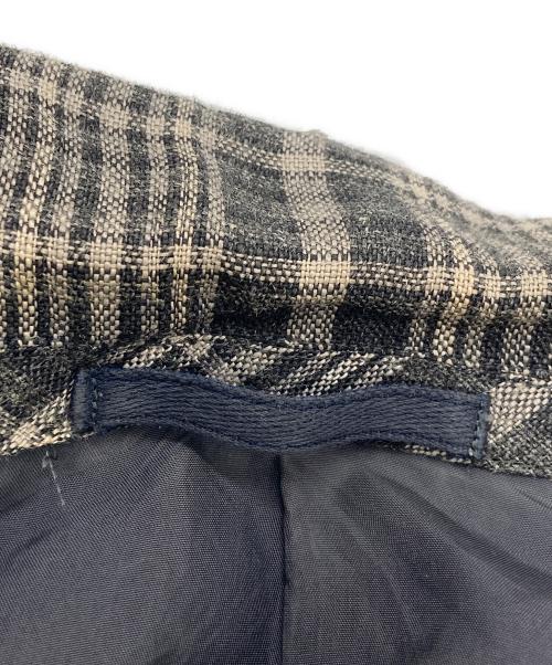 COMME des GARCONS HOMME（コムデギャルソン オム）COMME des GARCONS HOMME (コムデギャルソン オム) リネンテーラードジャケット グレー サイズ:Mの古着・服飾アイテム