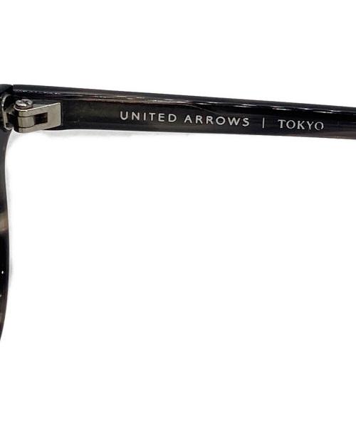 UNITED ARROWS（ユナイテッドアローズ）UNITED ARROWS (ユナイテッドアローズ) 金子眼鏡 (カネコガンキョウ) サングラス ブラウン×グリーンの古着・服飾アイテム