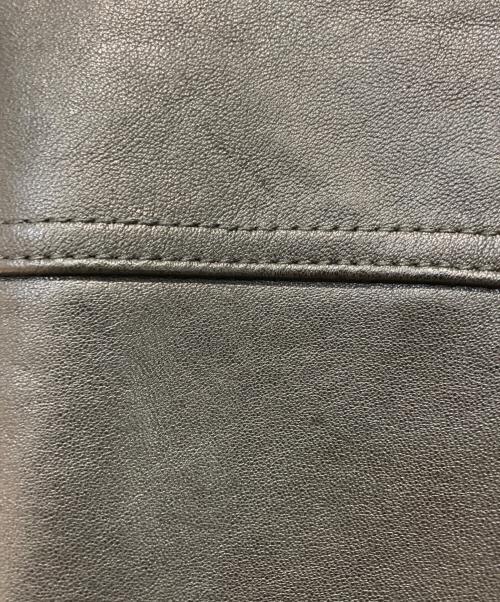 EDWIN（エドウィン）EDWIN (エドウィン) LEATHER JACKET ブラック サイズ:38の古着・服飾アイテム