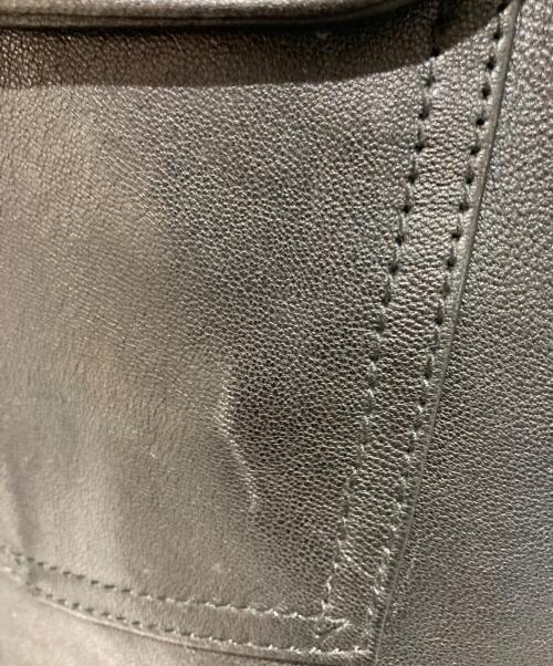 EDWIN（エドウィン）EDWIN (エドウィン) LEATHER JACKET ブラック サイズ:38の古着・服飾アイテム