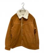 EDWINエドウィン）の古着「SUEDE BOA JACKET」｜ブラウン