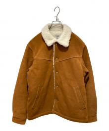 EDWIN（エドウィン）の古着「SUEDE BOA JACKET」｜ブラウン