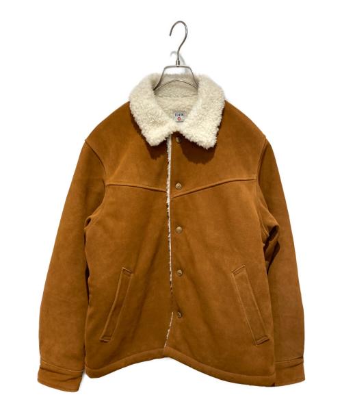EDWIN（エドウィン）EDWIN (エドウィン) SUEDE BOA JACKET ブラウン サイズ:Mの古着・服飾アイテム