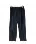 HOMME PLISSE ISSEY MIYAKE（オム プリッセ イッセイ ミヤケ）の古着「ベーシックプリーツパンツ」｜ブラック