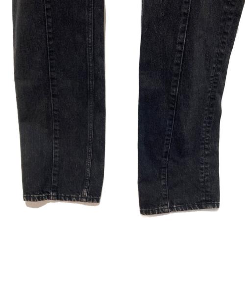 JOHN LAWRENCE SULLIVAN（ジョン ローレンス サリバン）JOHN LAWRENCE SULLIVAN (ジョン ローレンス サリバン) WASHED DENIM HOLLOWED OUT PANTS ブラック サイズ:Sの古着・服飾アイテム