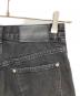 中古・古着 JOHN LAWRENCE SULLIVAN (ジョン ローレンス サリバン) WASHED DENIM HOLLOWED OUT PANTS ブラック サイズ:S：22000円