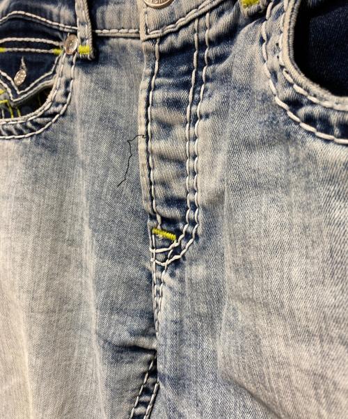 TRUE RELIGION（トゥルー レリジョン）TRUE RELIGION (トゥルー レリジョン) FLAP SUPER T ブルー サイズ:34の古着・服飾アイテム