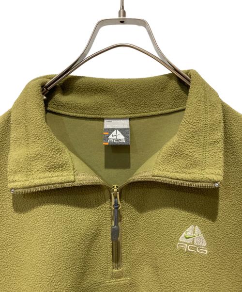 NIKE ACG（ナイキエーシージー）NIKE ACG (ナイキエーシージー) フリースジャケット グリーン サイズ:XLの古着・服飾アイテム