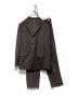 COMME des GARCONS HOMME PLUS（コムデギャルソンオムプリュス）の古着「セットアップスーツ」｜ブラウン
