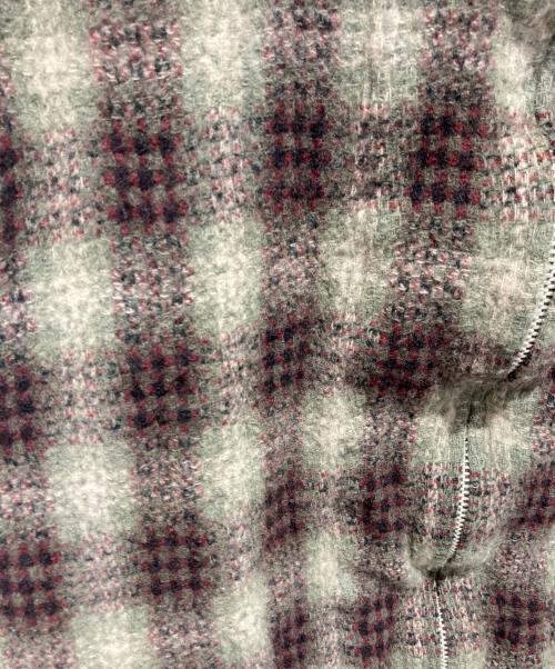 COMME des GARCONS HOMME PLUS（コムデギャルソンオムプリュス）COMME des GARCONS HOMME PLUS (コムデギャルソンオムプリュス) ウール縮絨ベスト グリーン×レッド サイズ:Mの古着・服飾アイテム
