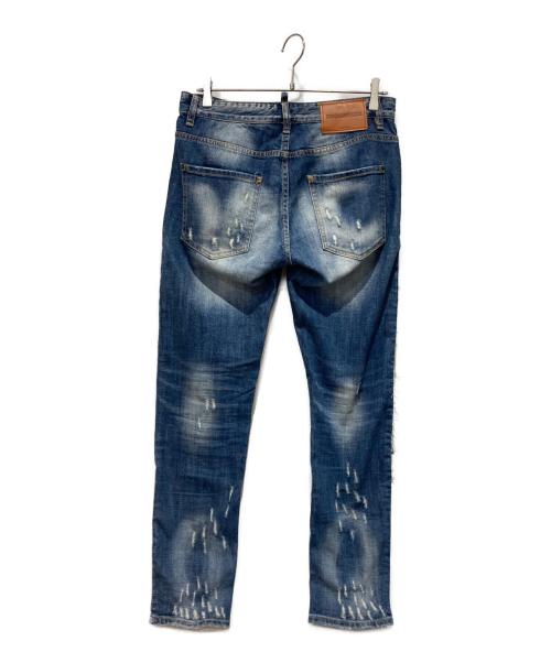 DSQUARED2（ディースクエアード）DSQUARED2 (ディースクエアード) SLIME JEAN ブルー サイズ:46の古着・服飾アイテム