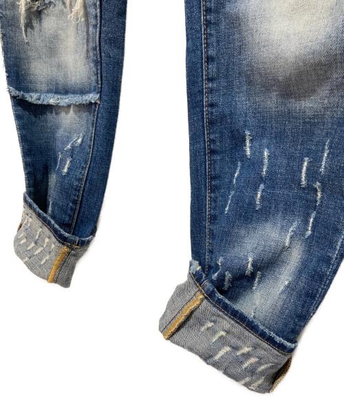 DSQUARED2（ディースクエアード）DSQUARED2 (ディースクエアード) SLIME JEAN ブルー サイズ:46の古着・服飾アイテム