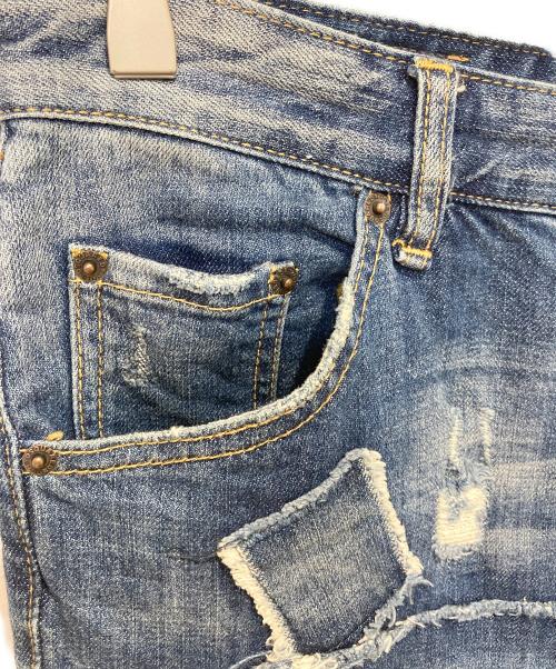 DSQUARED2（ディースクエアード）DSQUARED2 (ディースクエアード) SLIME JEAN ブルー サイズ:46の古着・服飾アイテム