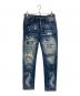 DSQUARED2（ディースクエアード）の古着「SLIME JEAN」｜ブルー