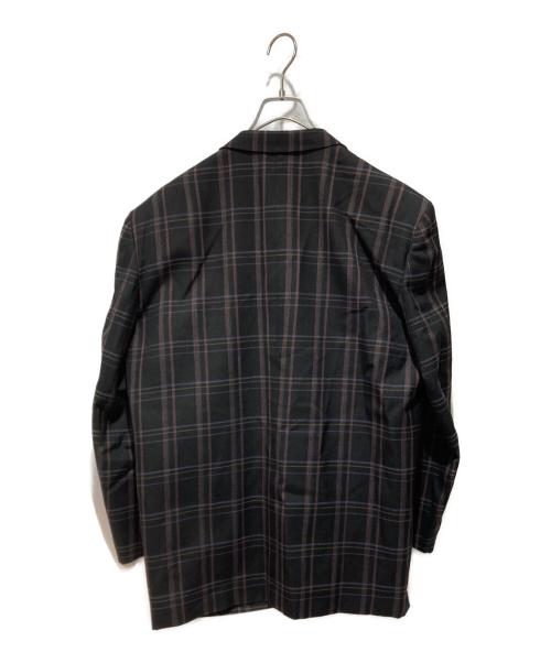 COMME des GARCONS HOMME（コムデギャルソン オム）COMME des GARCONS HOMME (コムデギャルソン オム) チェックテーラードジャケット ブラック サイズ:Mの古着・服飾アイテム