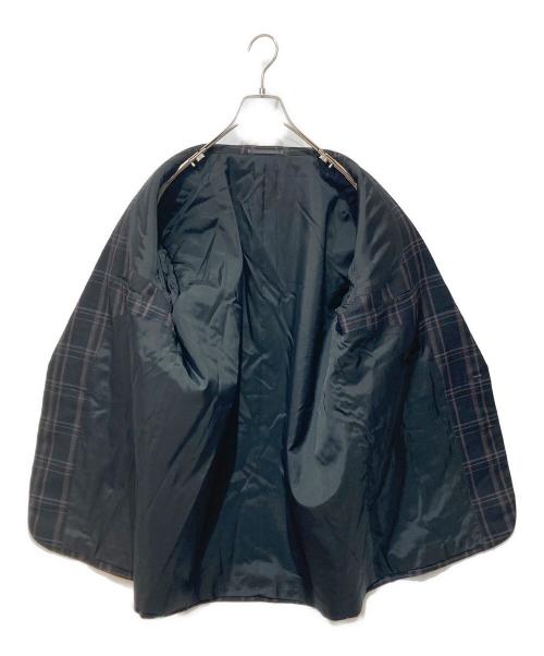 COMME des GARCONS HOMME（コムデギャルソン オム）COMME des GARCONS HOMME (コムデギャルソン オム) チェックテーラードジャケット ブラック サイズ:Mの古着・服飾アイテム