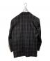 COMME des GARCONS HOMME (コムデギャルソン オム) チェックテーラードジャケット ブラック サイズ:M：18000円