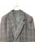 中古・古着 COMME des GARCONS HOMME (コムデギャルソン オム) チェックテーラードジャケット ブラック サイズ:M：18000円