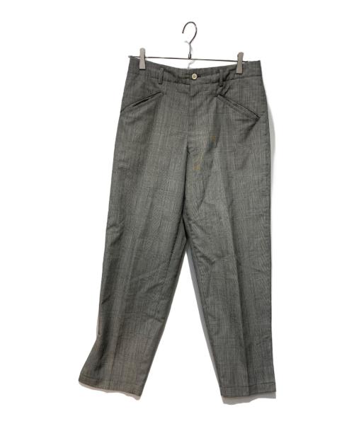 COMME des GARCONS HOMME PLUS（コムデギャルソンオムプリュス）COMME des GARCONS HOMME PLUS (コムデギャルソンオムプリュス) チェックスラックス グレー サイズ:Sの古着・服飾アイテム