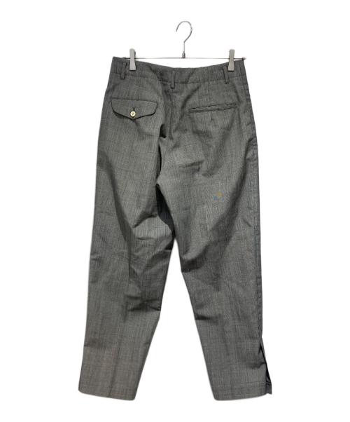 COMME des GARCONS HOMME PLUS（コムデギャルソンオムプリュス）COMME des GARCONS HOMME PLUS (コムデギャルソンオムプリュス) チェックスラックス グレー サイズ:Sの古着・服飾アイテム