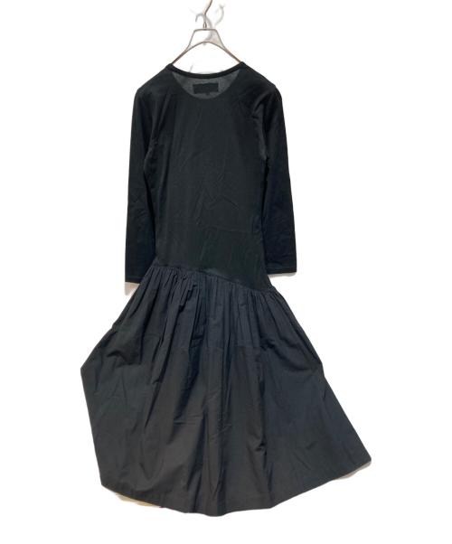 tricot COMME des GARCONS（トリココムデギャルソン）tricot COMME des GARCONS (トリココムデギャルソン) 切替ワンピース ブラック サイズ:Mの古着・服飾アイテム