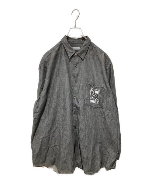 COMME des GARCONS HOMME（コムデギャルソン オム）COMME des GARCONS HOMME (コムデギャルソン オム) コットンシャツ グレー サイズ:不明の古着・服飾アイテム