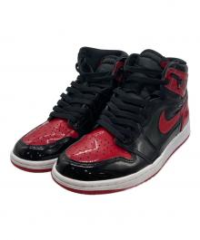 NIKE（ナイキ）の古着「AIR JORDAN 1 High OG Patent Bred」｜レッド