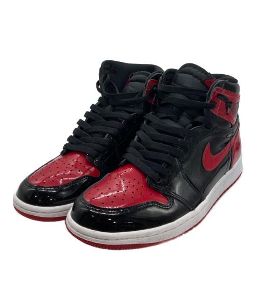 NIKE（ナイキ）NIKE (ナイキ) AIR JORDAN 1 High OG Patent Bred レッド サイズ:26の古着・服飾アイテム