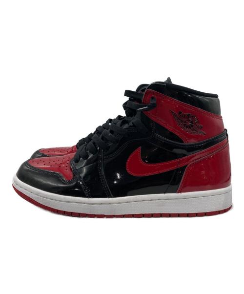 NIKE（ナイキ）NIKE (ナイキ) AIR JORDAN 1 High OG Patent Bred レッド サイズ:26の古着・服飾アイテム