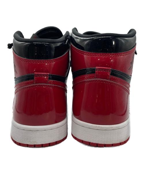 NIKE（ナイキ）NIKE (ナイキ) AIR JORDAN 1 High OG Patent Bred レッド サイズ:26の古着・服飾アイテム