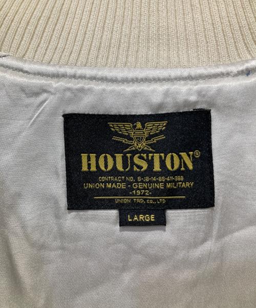 HOUSTON（ヒューストン）HOUSTON (ヒューストン) 別珍 スーベニアジャケット ALASKA ネイビー サイズ:Lの古着・服飾アイテム