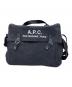 A.P.C.（アーペーセー）の古着「BESACE RECUPERATION メッセンジャーバッグ」｜グレー