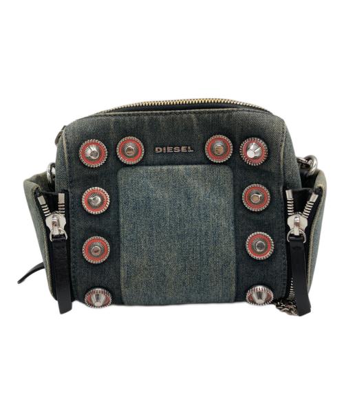 DIESEL（ディーゼル）DIESEL (ディーゼル) チェーンショルダーバッグ インディゴの古着・服飾アイテム
