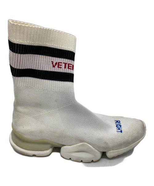 vetement（ヴェットモン）vetement (ヴェットモン) REEBOK (リーボック) Crew Sock Runner ホワイト サイズ:25cmの古着・服飾アイテム