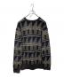 ISSEY MIYAKE MEN (イッセイミヤケメン) 幾何学柄 ニット ブラウン×ブラック サイズ:FREE：25000円
