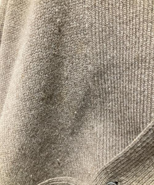ISSEY MIYAKE MEN（イッセイミヤケメン）ISSEY MIYAKE MEN (イッセイミヤケメン) ショールカラーデザインカーディガン ブラウン サイズ:FREEの古着・服飾アイテム